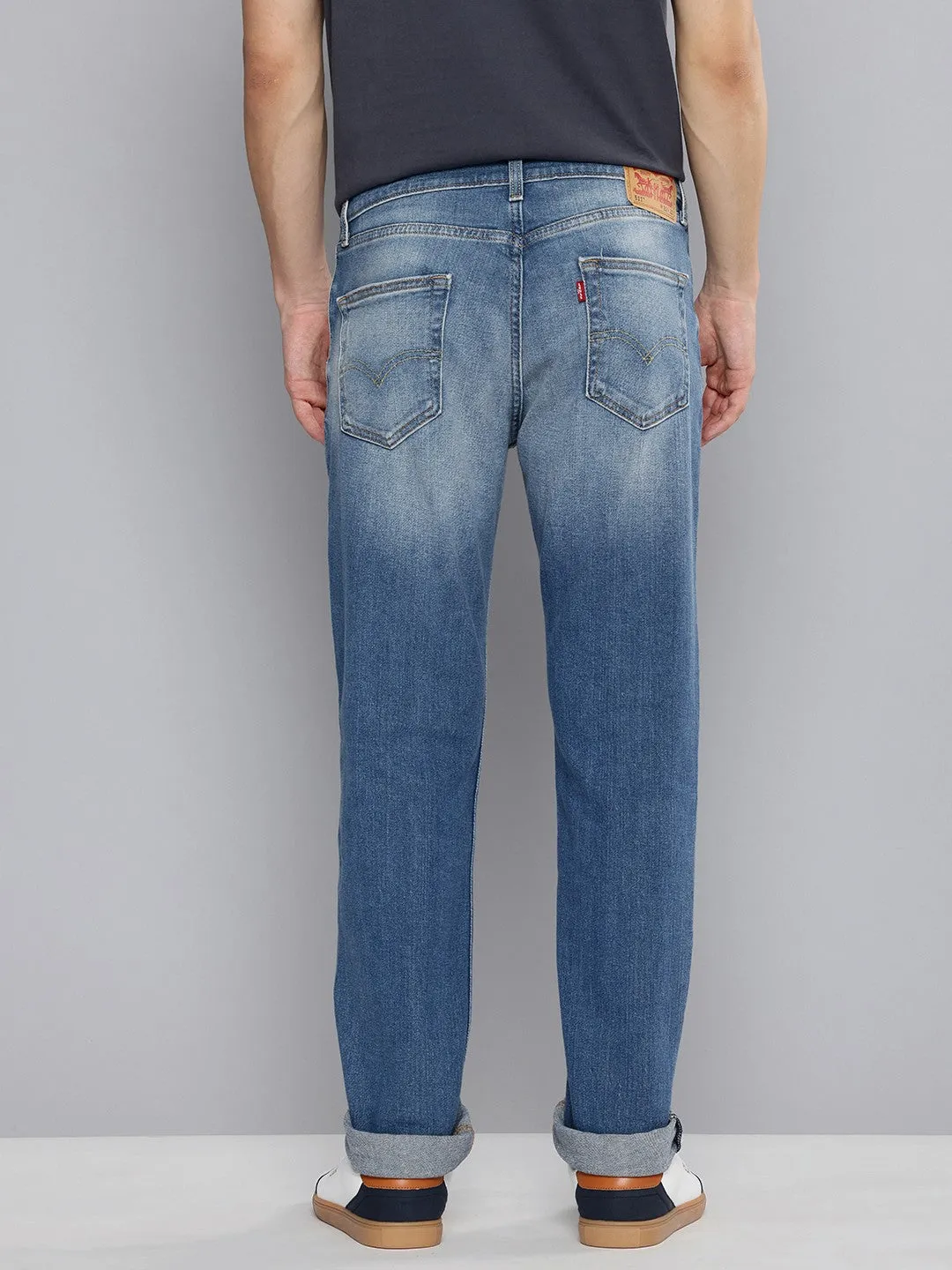 Men's 511 Light Blue Slim Fit Mid Rise Jeans