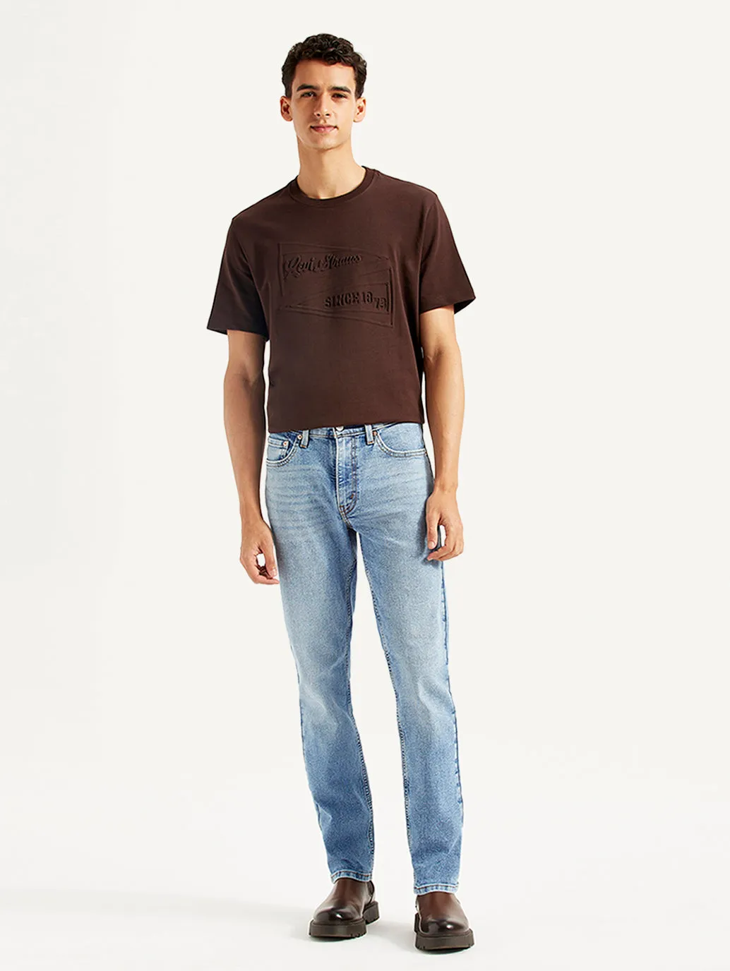 Men's 511 Light Blue Slim Fit Mid Rise Jeans