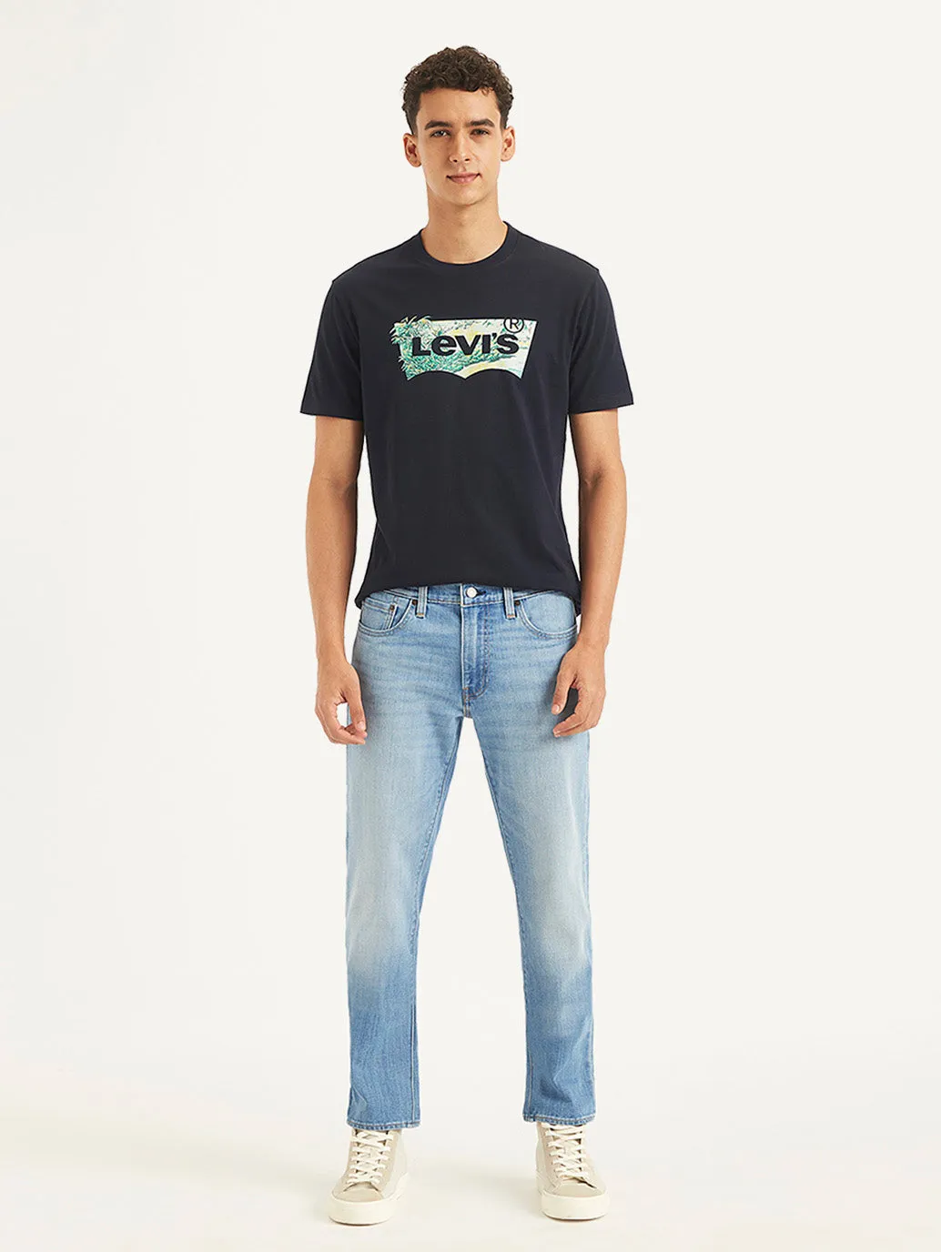 Men's 511 Light Blue Slim Fit Mid Rise Jeans