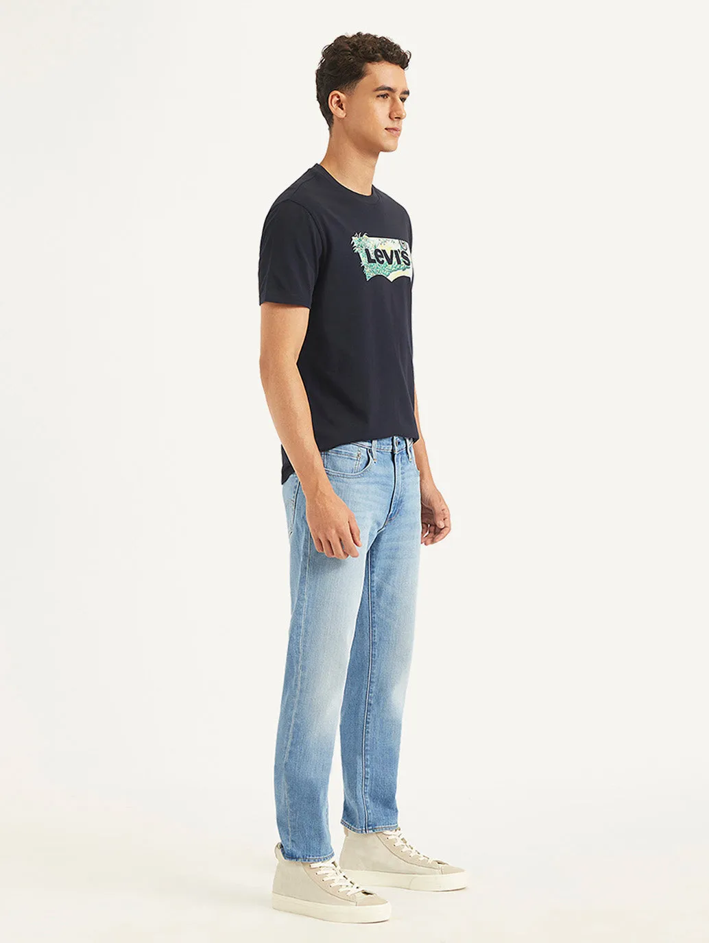 Men's 511 Light Blue Slim Fit Mid Rise Jeans