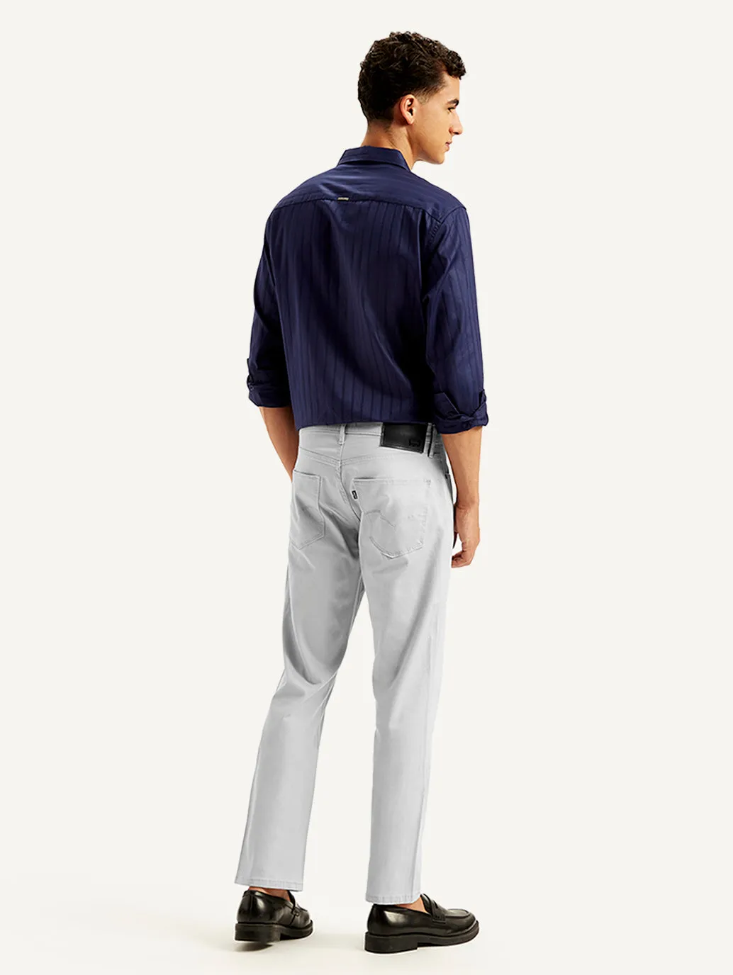 Men's 511 Light Grey Slim Fit Mid Rise Jeans