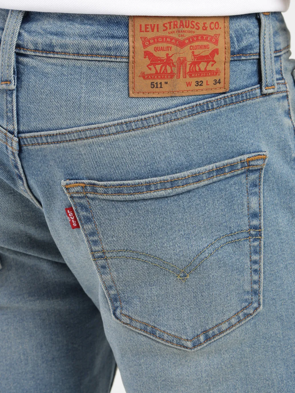 Men's 511 Light Indigo Slim Fit Mid Rise Jeans