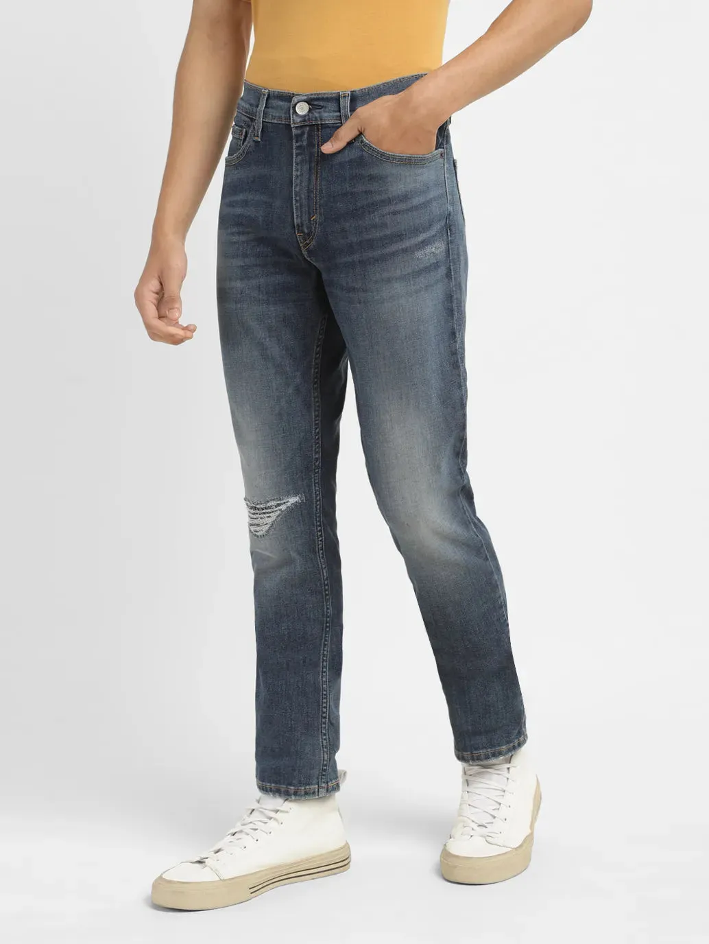 Men's 511 Mid Indigo Slim Fit Mid Rise Jeans
