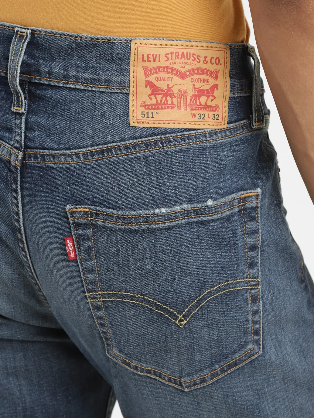 Men's 511 Mid Indigo Slim Fit Mid Rise Jeans