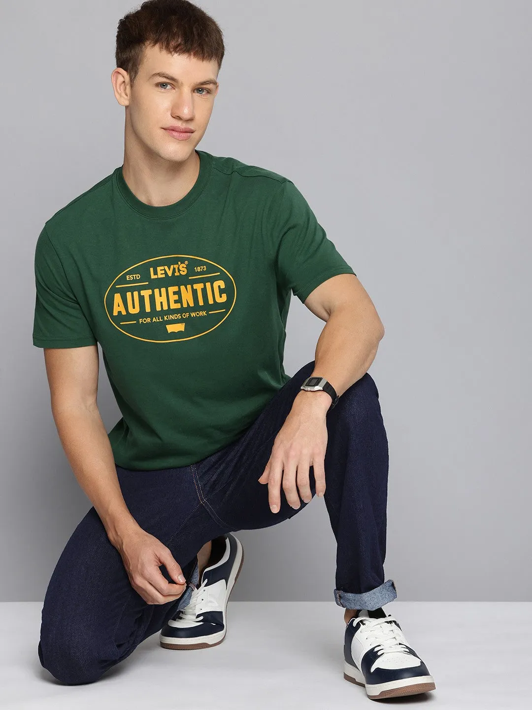 Men's 511 Navy Blue Slim Fit Mid Rise Jeans
