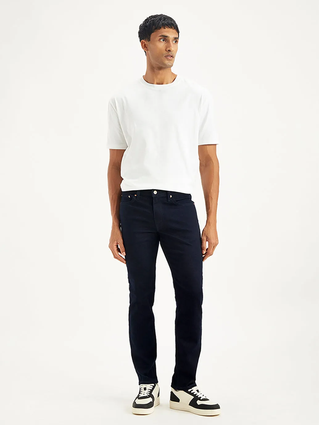 Men's 511 Navy Blue Slim Fit Mid Rise Jeans