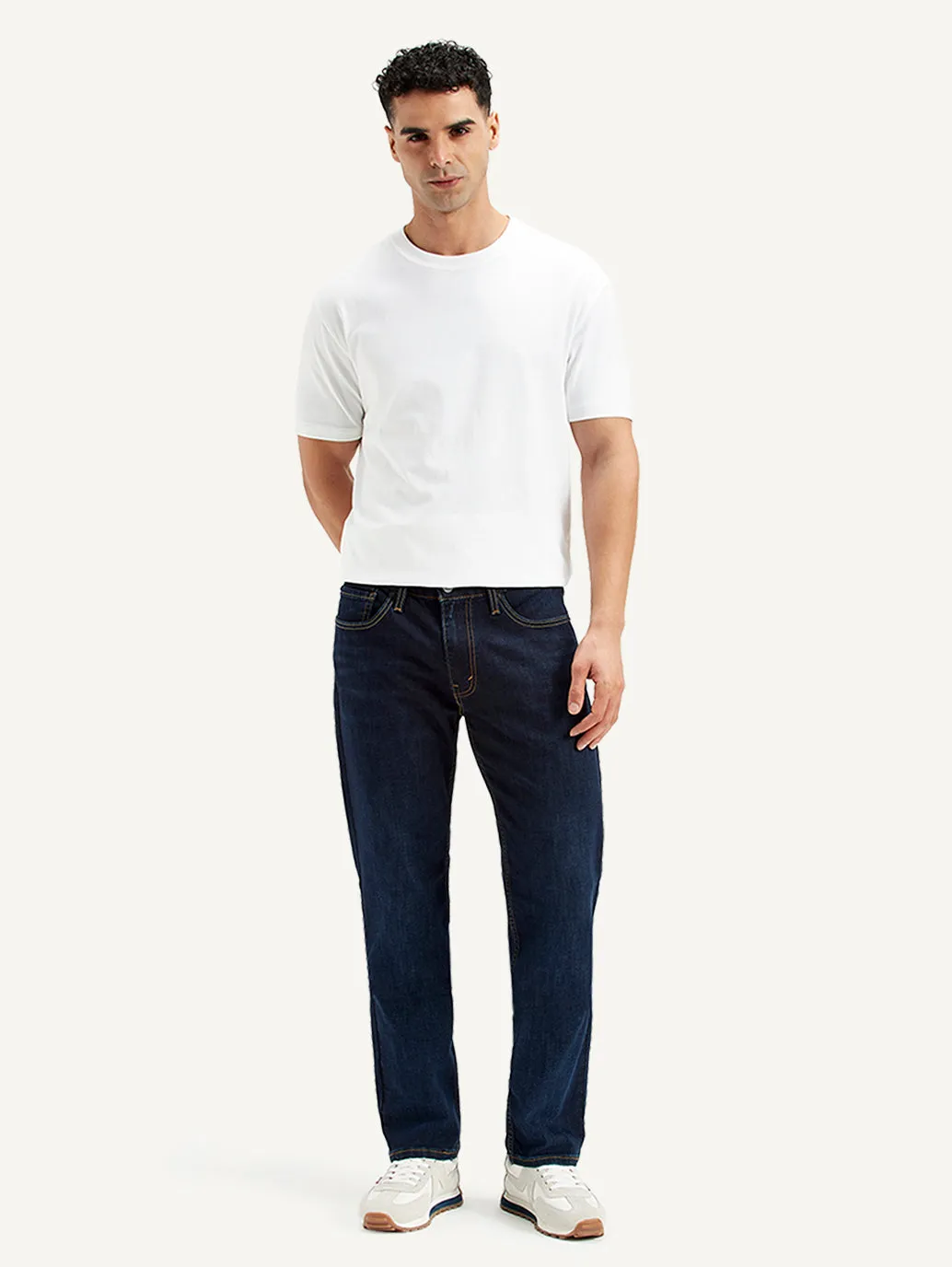 Men's 511 Navy Blue Slim Fit Mid Rise Jeans