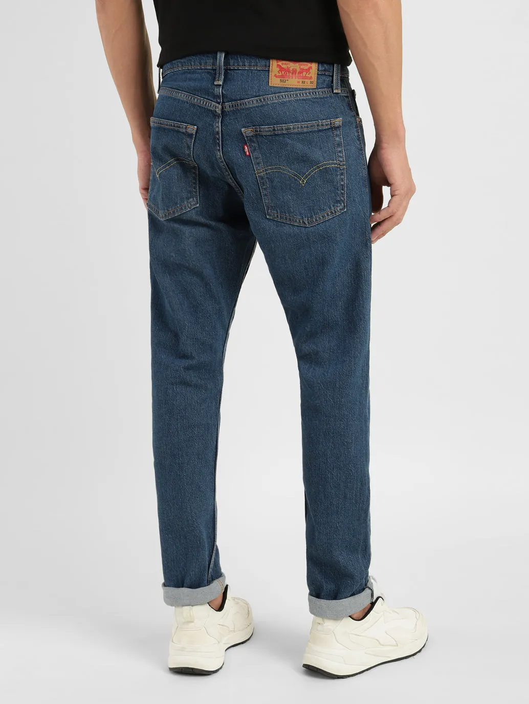 Men's 512 Blue Tapered Fit Mid Rise Jeans