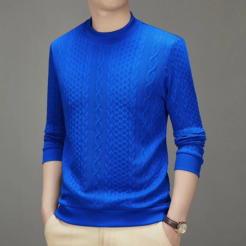 Men's Cable Knit Pullover Sweater（50% OFF）