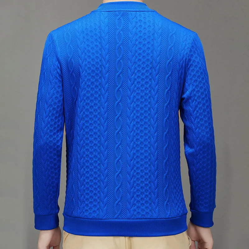 Men's Cable Knit Pullover Sweater（50% OFF）
