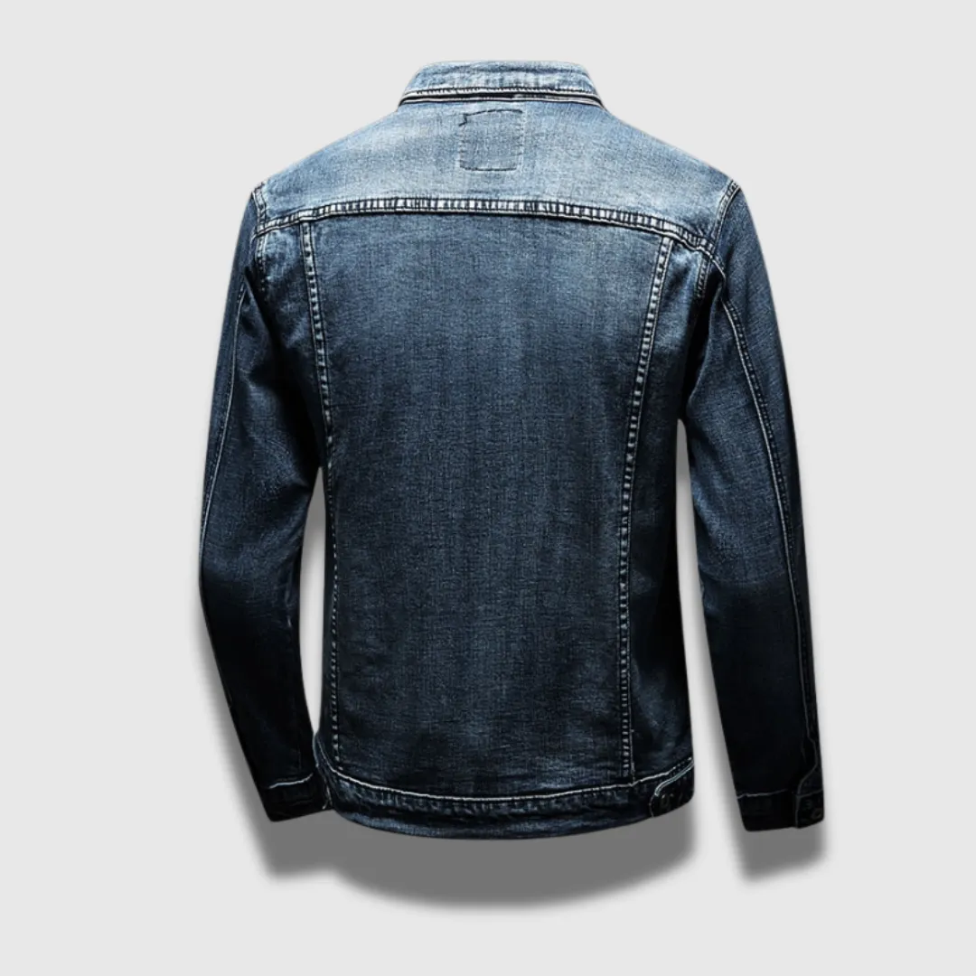Men’s Classic Denim Jacket – Double-Pocket, Rugged & Timeless