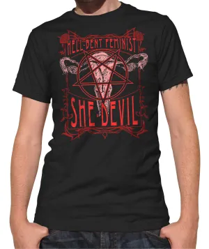 Men's Hell-Bent Feminist She-Devil T-Shirt