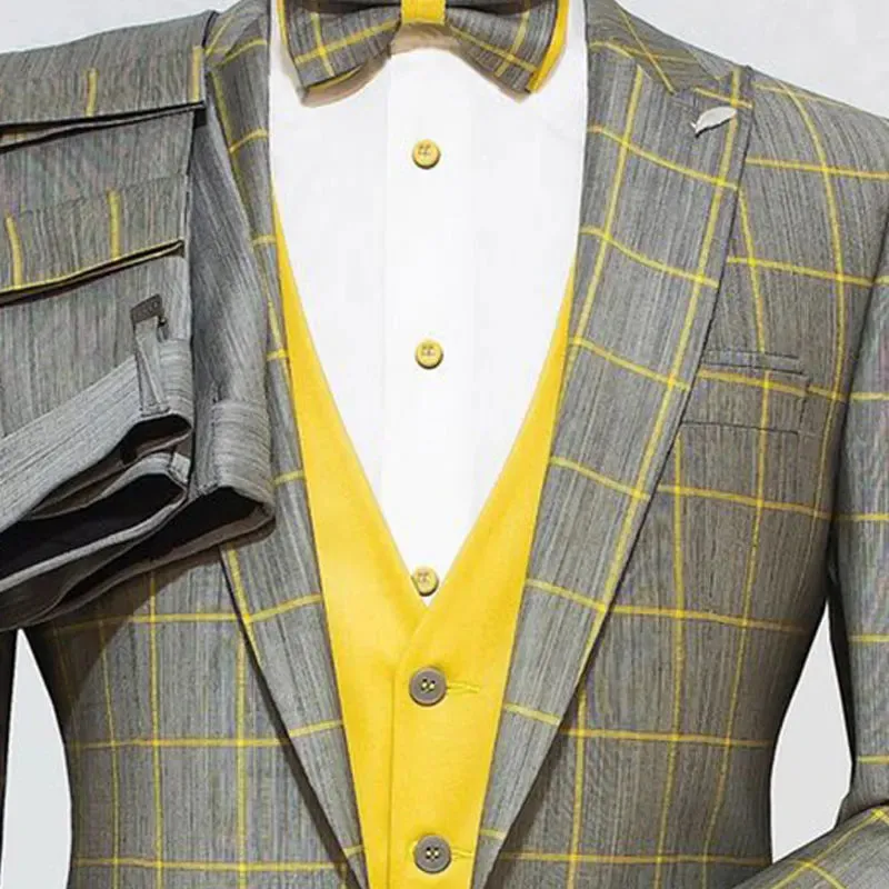 Mens Suit Simple Business Elegant Fashion Gentleman Suit Slim 2-piece Suit ( Jacket   Pants ) High-end Brand Formal Business Men