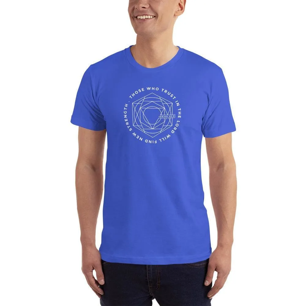 Men's Those Who Trust in the Lord Will Find New Strength Christian T-Shirt