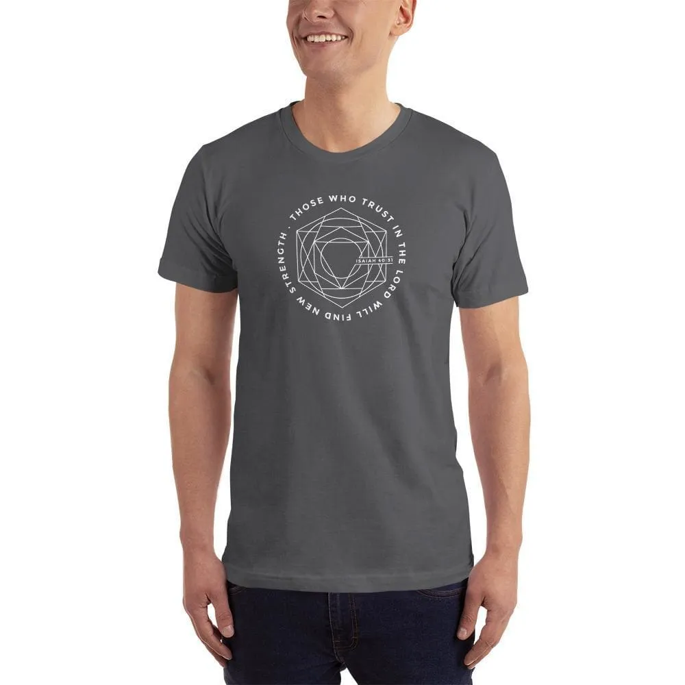 Men's Those Who Trust in the Lord Will Find New Strength Christian T-Shirt