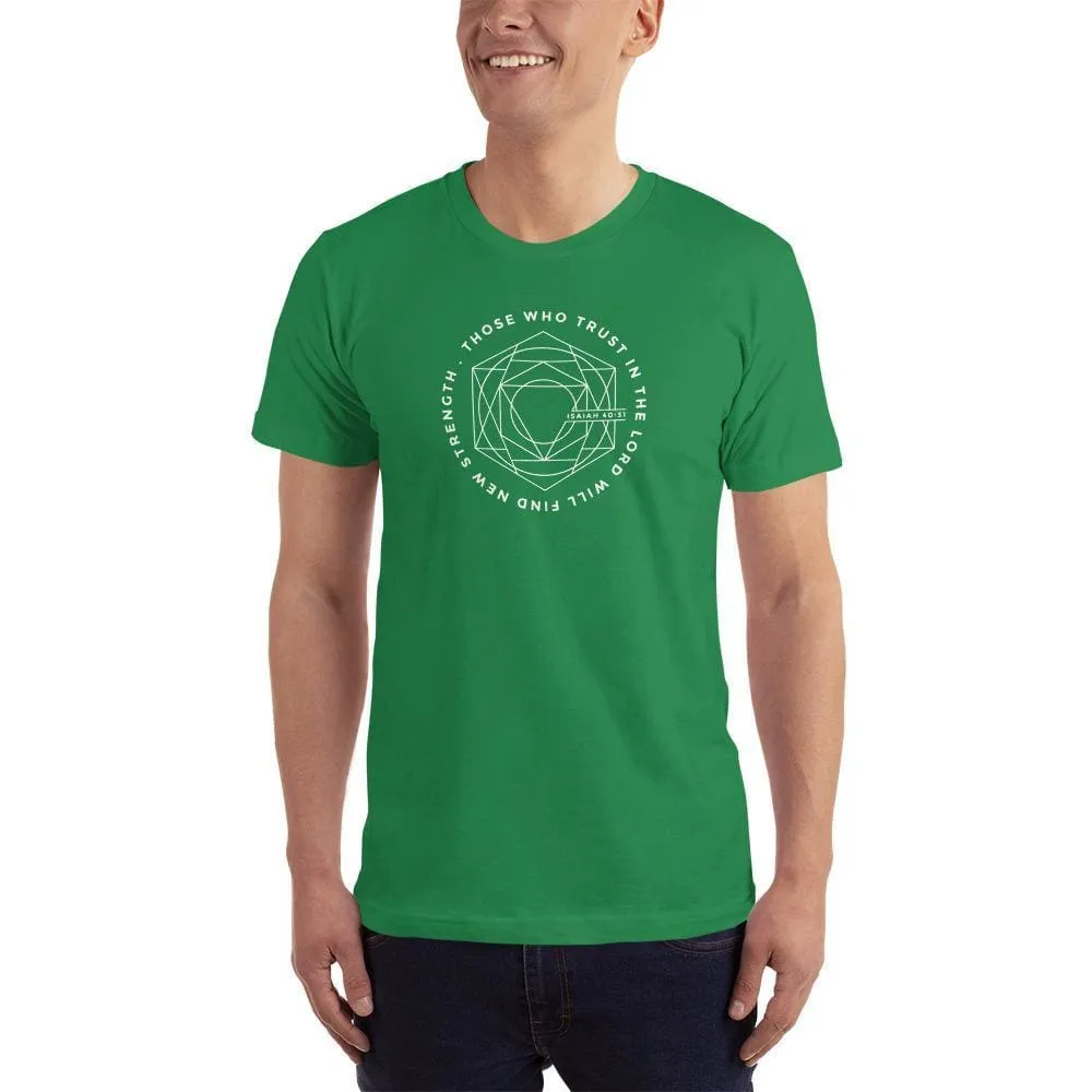 Men's Those Who Trust in the Lord Will Find New Strength Christian T-Shirt
