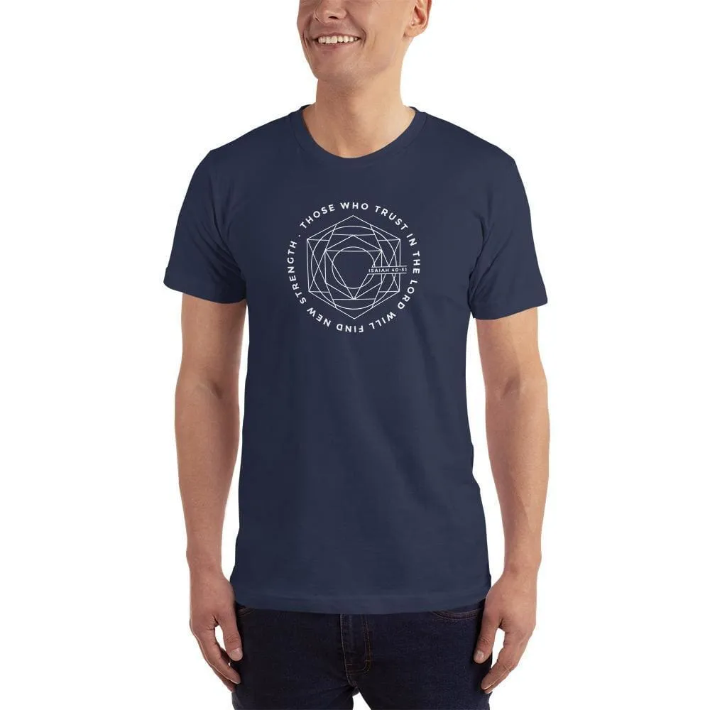 Men's Those Who Trust in the Lord Will Find New Strength Christian T-Shirt