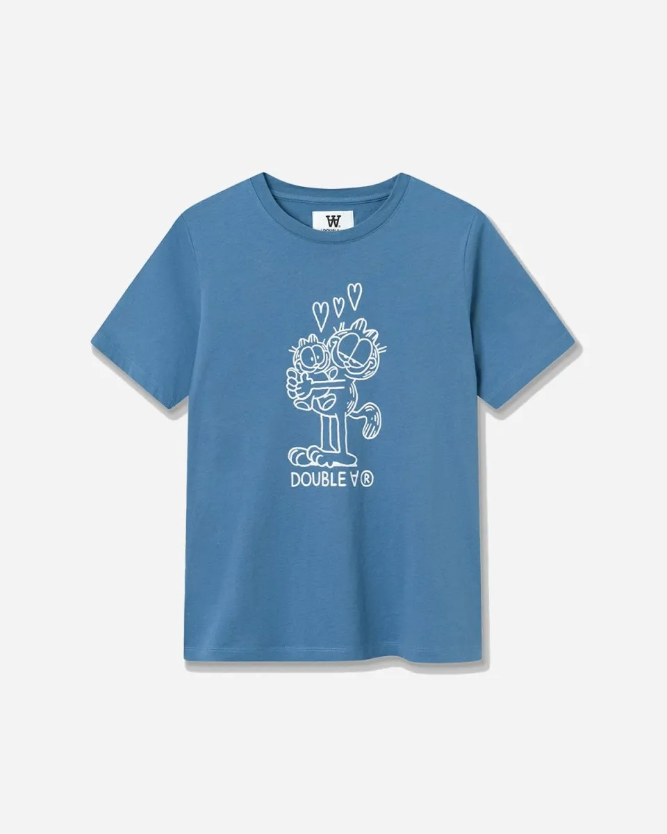 Mia T-shirt In Love - Blue