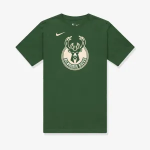 Milwaukee Bucks Icon NBA Logo T-Shirt - Green