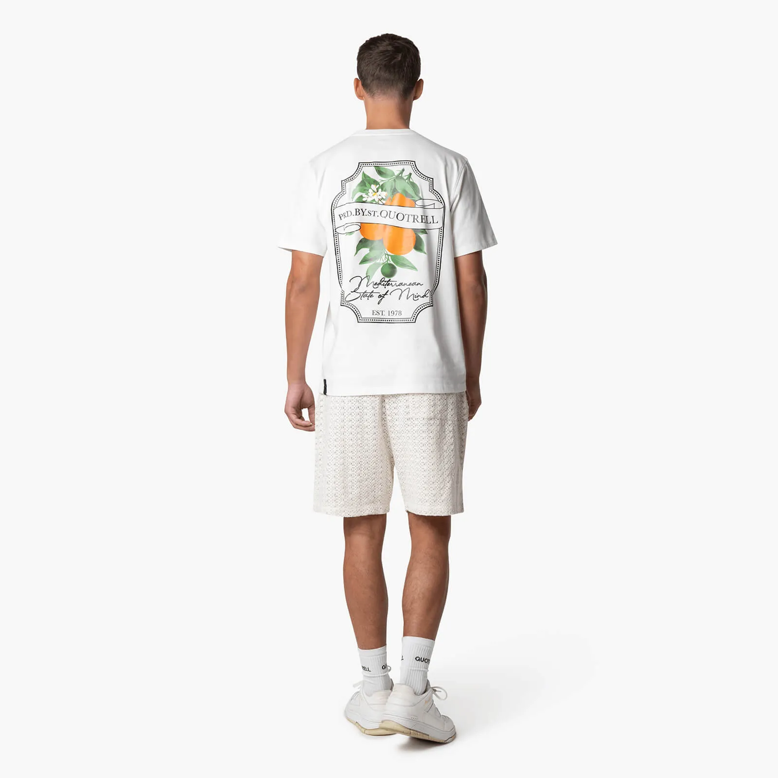 MINEOLA TEE | WHITE/BLACK