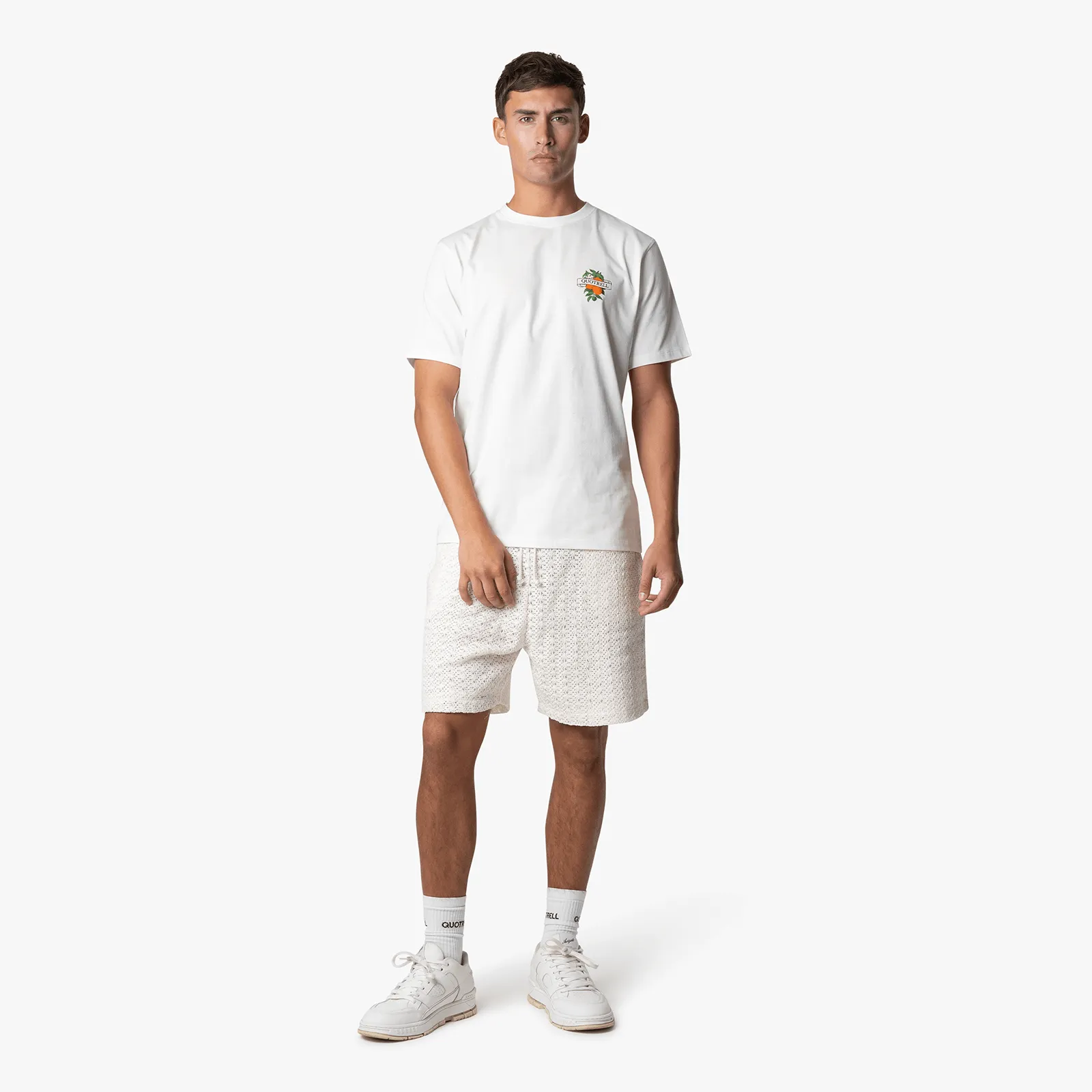 MINEOLA TEE | WHITE/BLACK