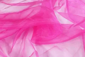 MO: Hot Pink Mirror Organza