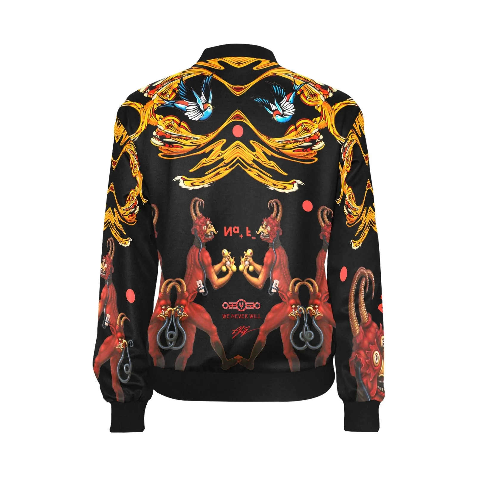 Molecular Martyrdom Women's Bomber Jacket