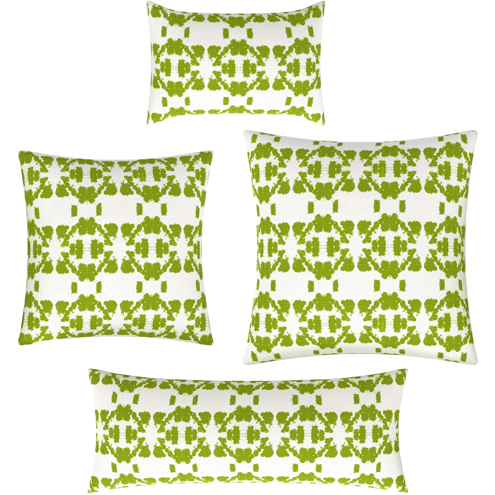 Mosaic Green 22x22 Pillow