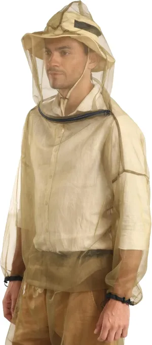 Mosquito Jacket - Net Bug Mesh Jacket w/Hood for Outdoor Protection from Bugs, Flies, Gnats, No-See-Ums & Midges - Mosquito Proof Clothing for Men & Women - w/Free Carry Pouch