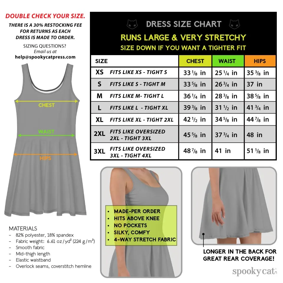 Mothman Cryptid Skater Dress