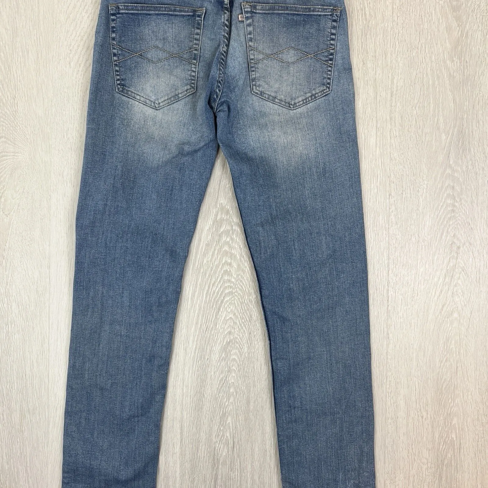 Nevada Mens Blue Slim Denim Jeans Size 30