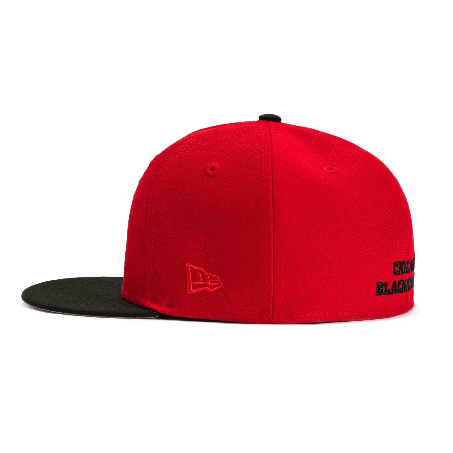 New Era 59Fifty Chicago Blackhawks 1991 All Star Game Patch Alternate Hat - Red, Black