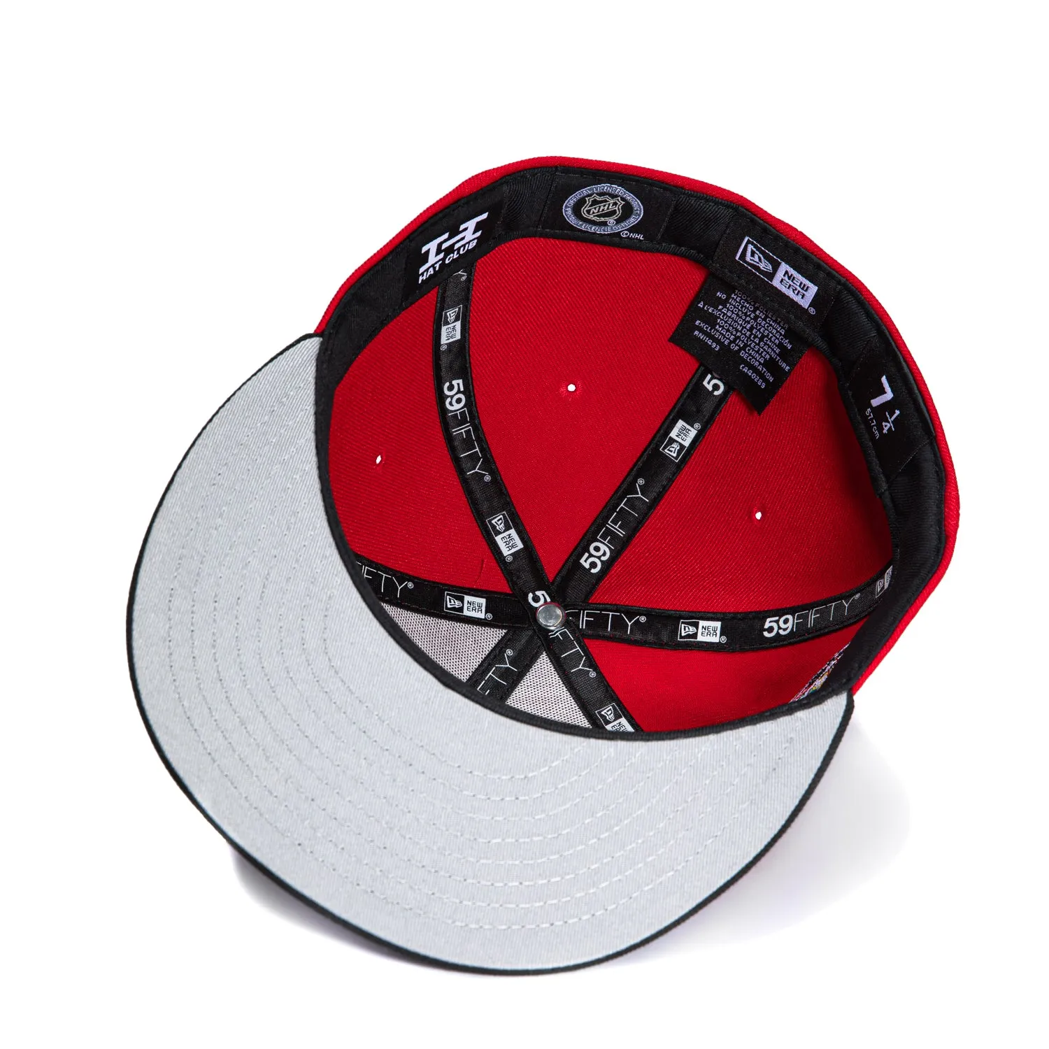 New Era 59Fifty Chicago Blackhawks 1991 All Star Game Patch Alternate Hat - Red, Black