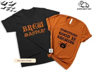 New Mom Dad Halloween t-shirts, Fall Pregnancy Announcement, Halloween Pregnancy Announcement t-shirts, Mom To Be Shirt & Dad To Be