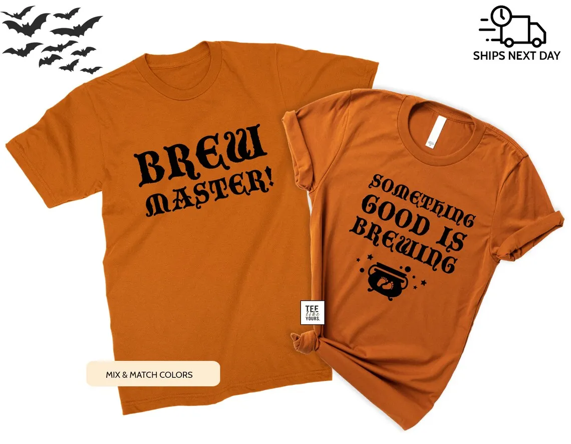 New Mom Dad Halloween t-shirts, Fall Pregnancy Announcement, Halloween Pregnancy Announcement t-shirts, Mom To Be Shirt & Dad To Be