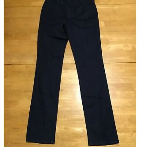 New NYDJ Sheri Blue JEANS Stretch Lift Beading 0