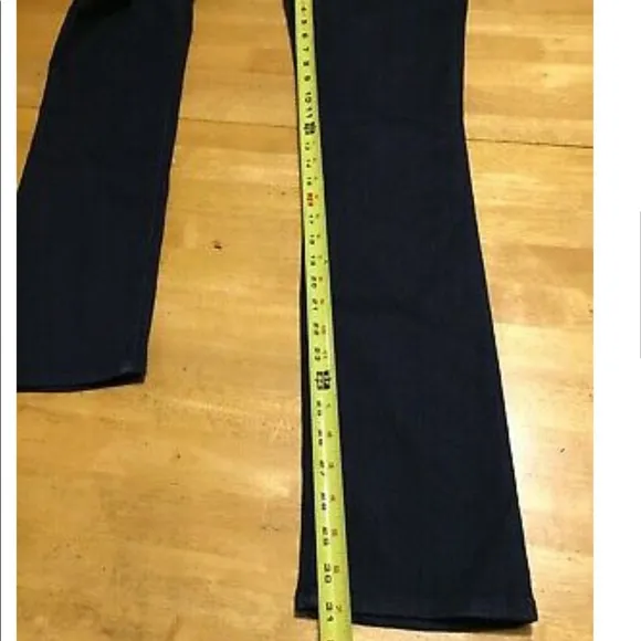 New NYDJ Sheri Blue JEANS Stretch Lift Beading 0