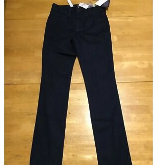 New NYDJ Sheri Blue JEANS Stretch Lift Beading 0