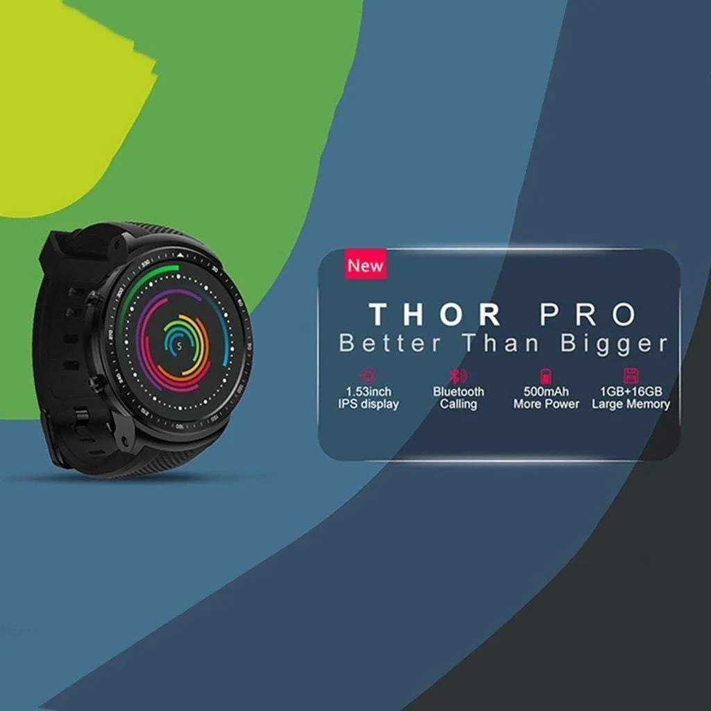 New Zeblaze Thor PRO 3G GPS Smartwatch