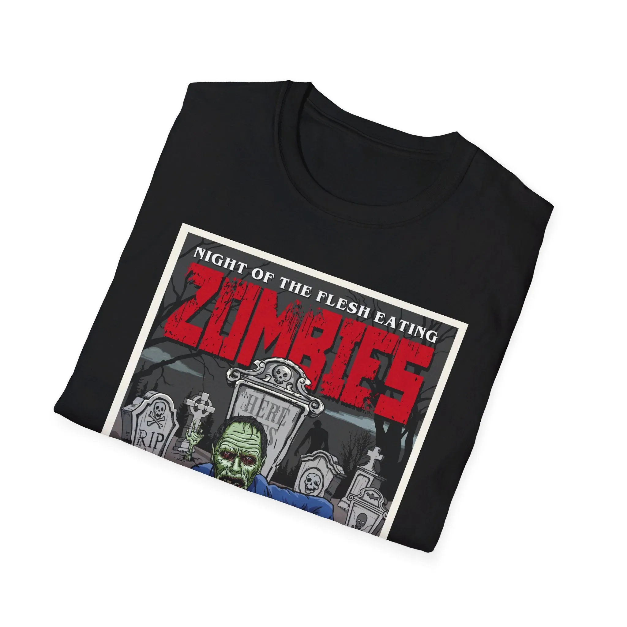Night of Zombies Comic T-Shirt