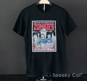 Night of Zombies Comic T-Shirt