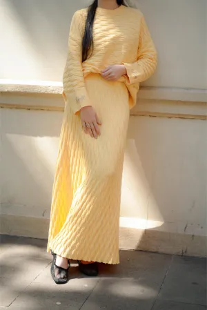 NUVOLA KNIT SKIRT IN BUTTER