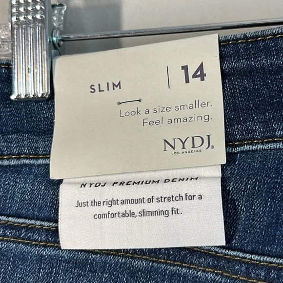 NWT NYDJ Sheri Slim Horizon Jeans Size 14