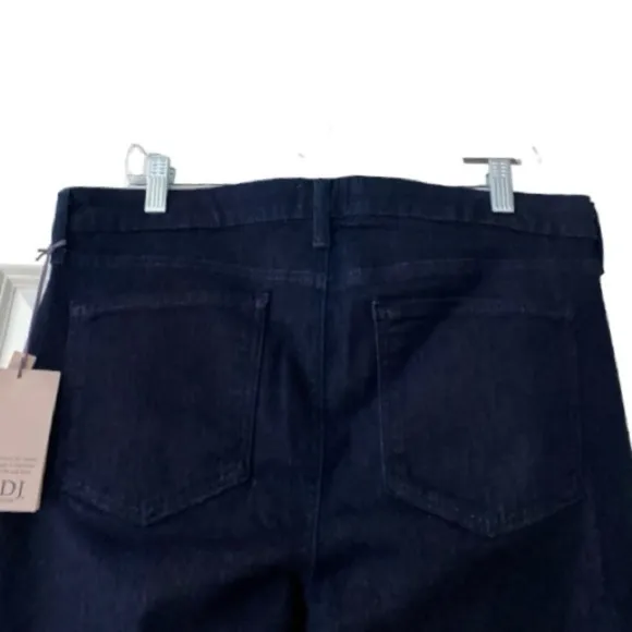 NYDJ Sheri Slim Rinse Dark Wash Lift Tuck Denim Blue Jeans Size 14P NWT