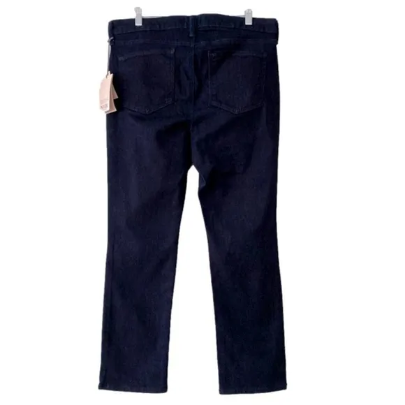 NYDJ Sheri Slim Rinse Dark Wash Lift Tuck Denim Blue Jeans Size 14P NWT
