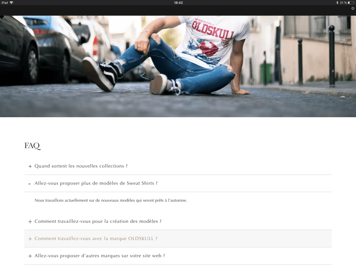 Obawi.com Création d'un site e-commerce de T-Shirts vintage