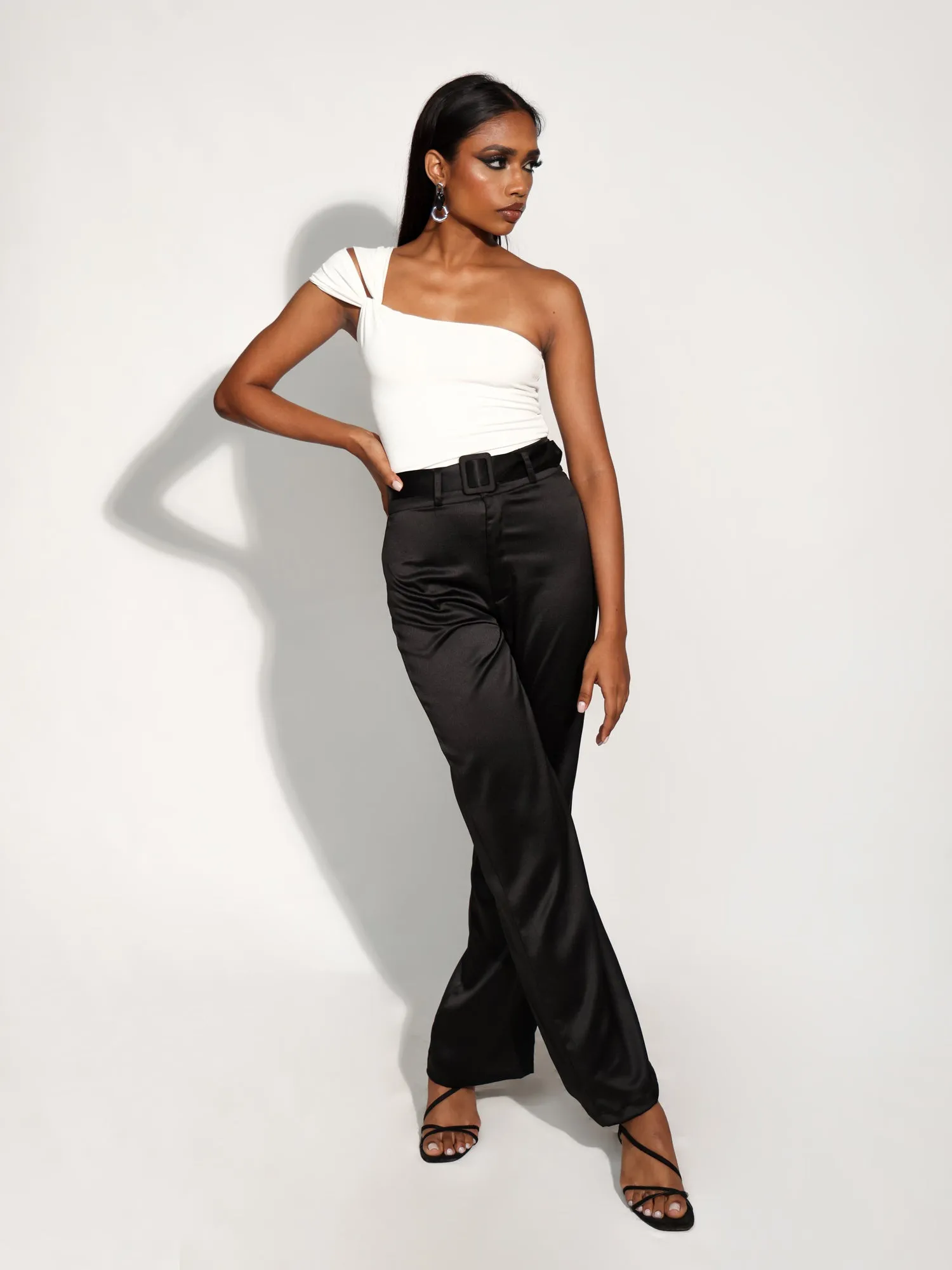 One Shoulder Fitted Top