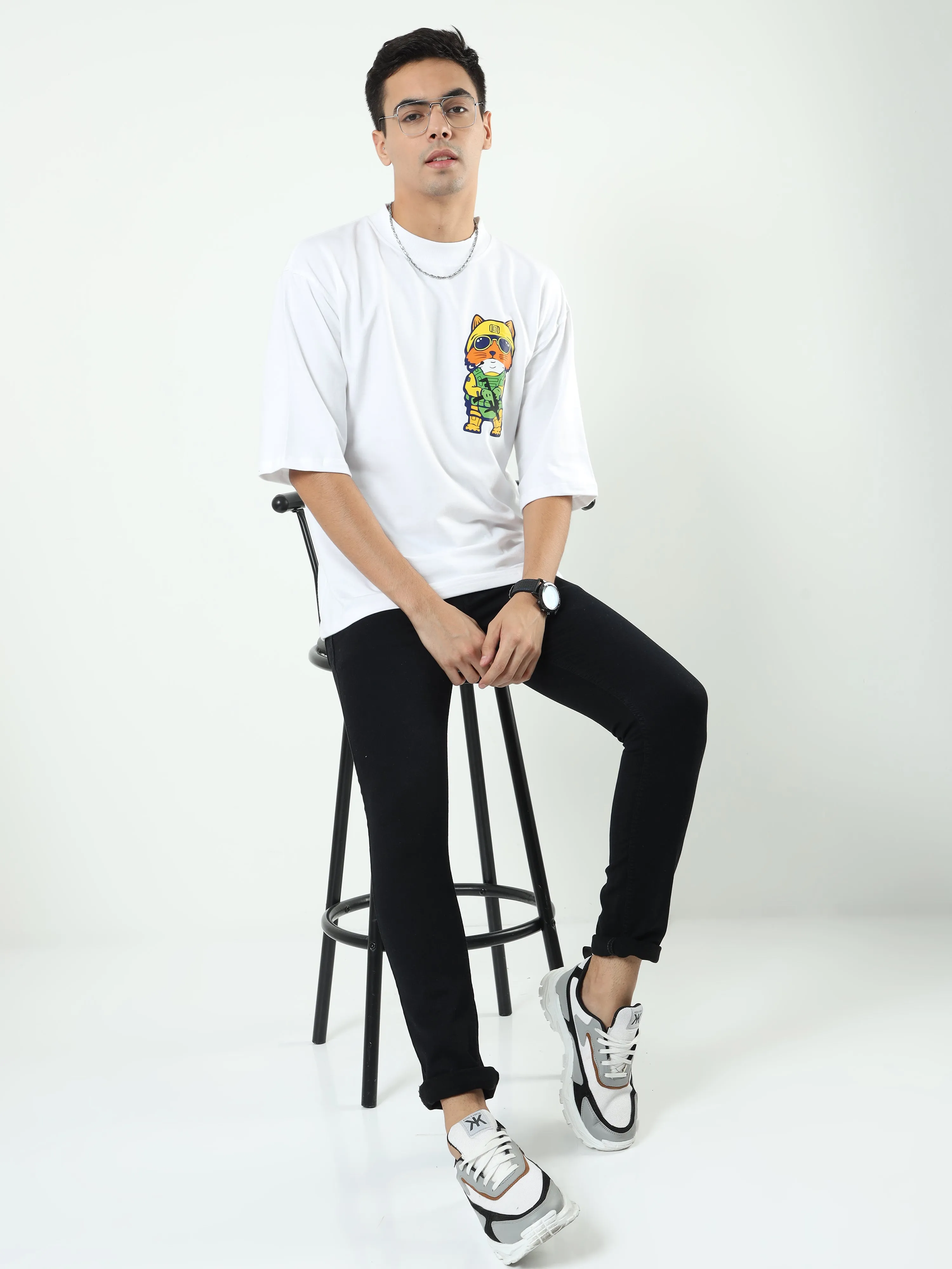 Onfire Black Denim Slim Fit - A7501A