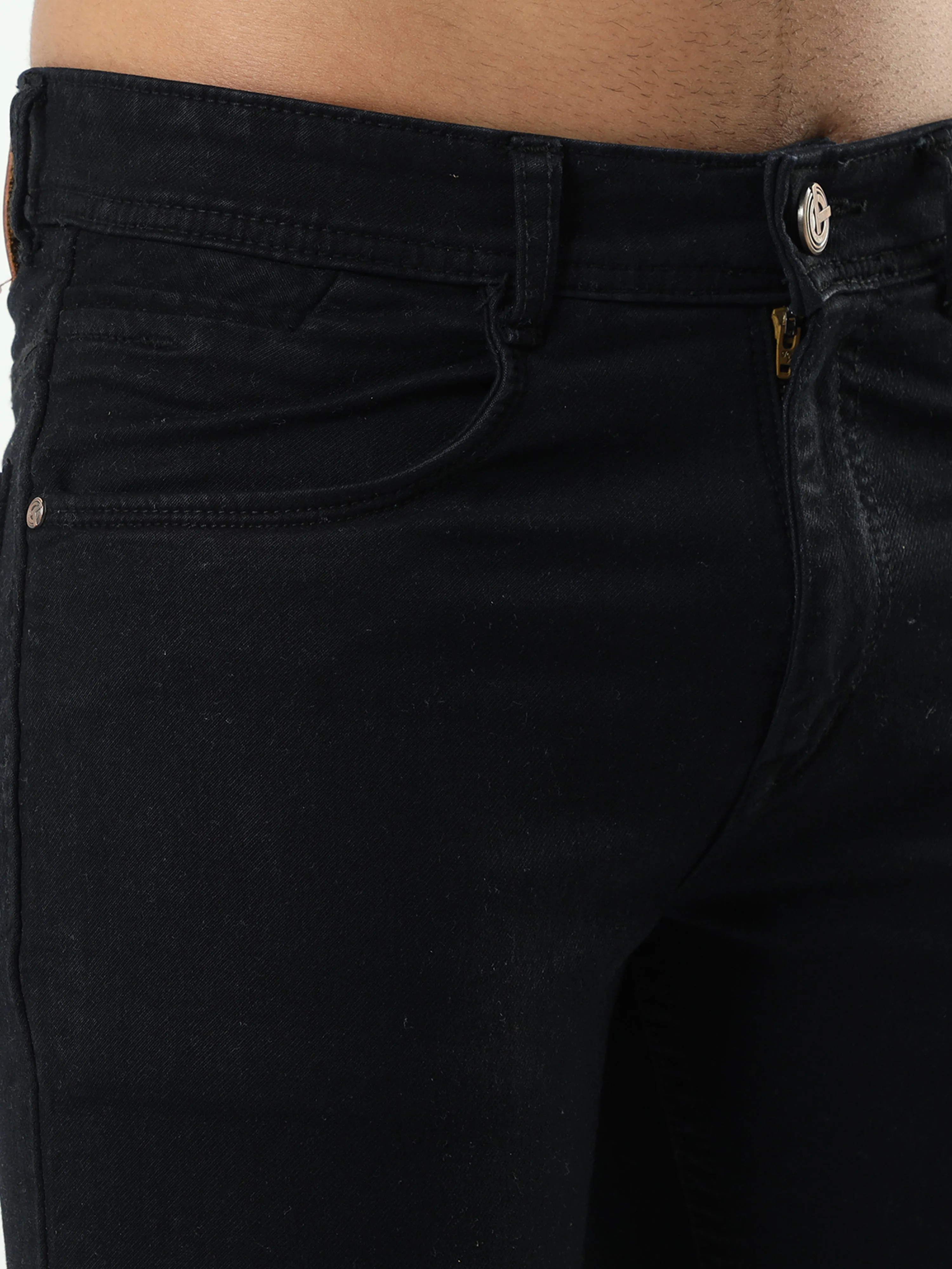 Onfire Black Denim Slim Fit - A7501A