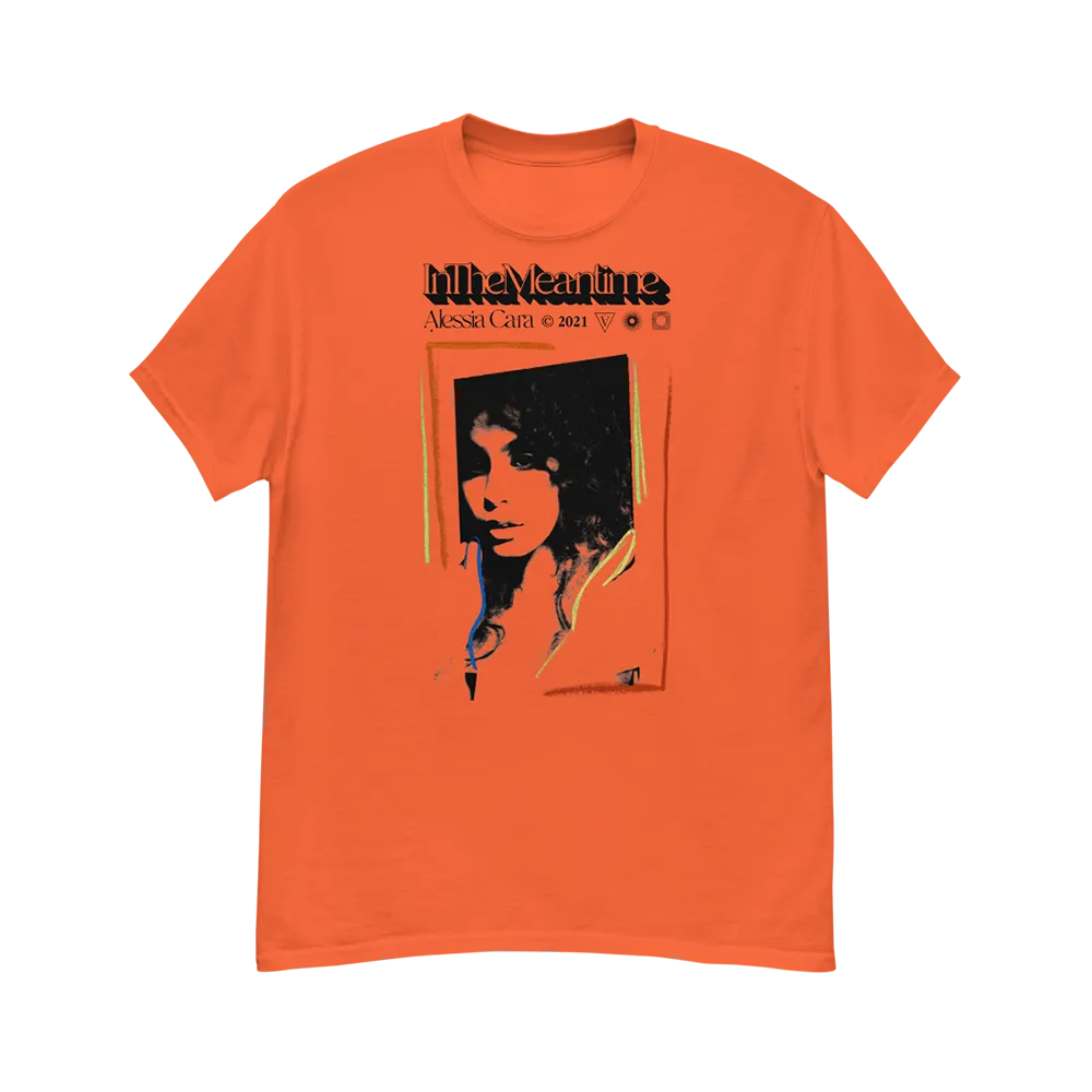 Orange 'In The Meantime' T-Shirt